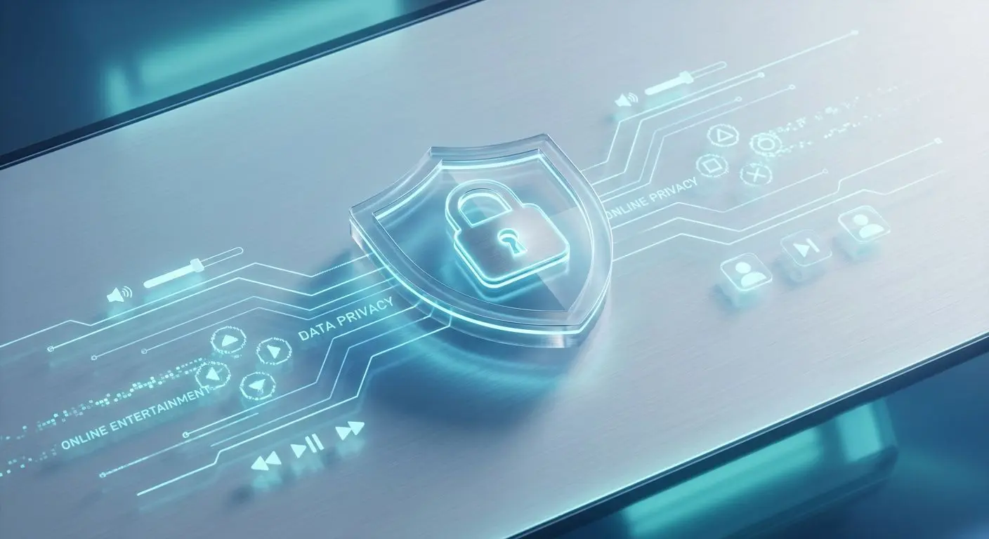 Illustration zu Datenschutz und Datensicherheit auf einer Online-Plattform