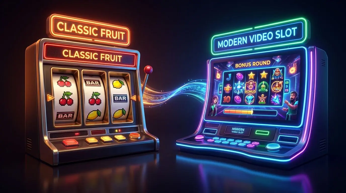 Übersicht verschiedener Slot-Typen von klassisch bis modern